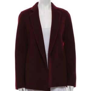Theory Cranberry Cashmere/Wool Coat